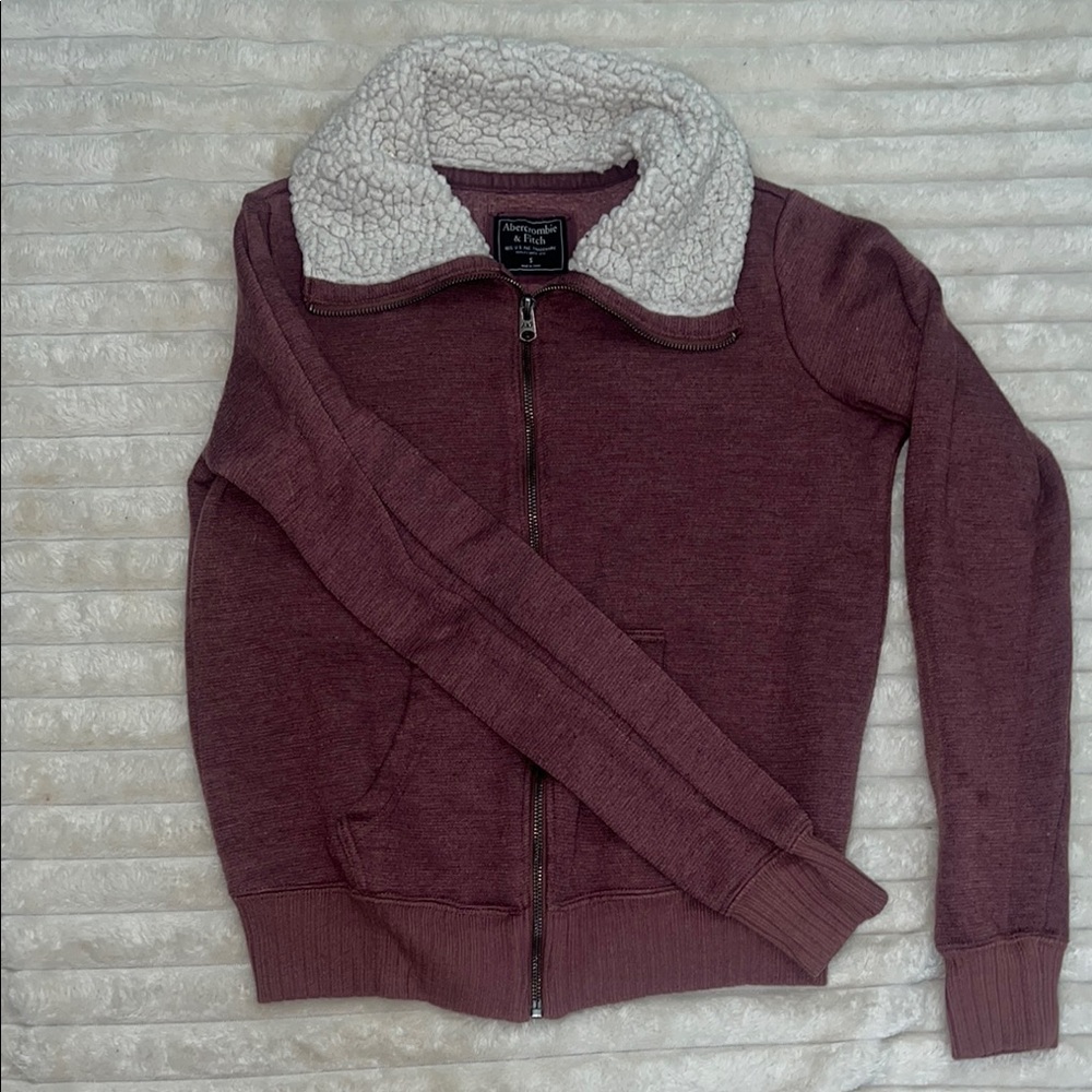Abercrombie & Fitch Muave Cowl Neck Sweater
